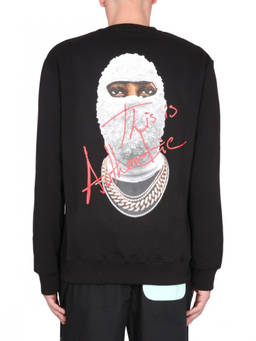 Ih Nom Uh Nit - Black Crew Neck Sweatshirts (XL)