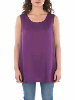 Woolrich - Purple Scoop Neck Top