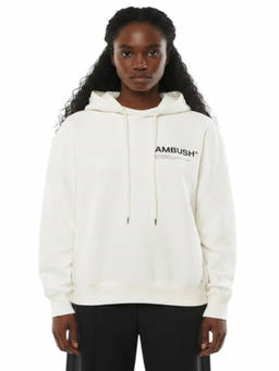 Ambush - White Logo Hood Sweatshirt