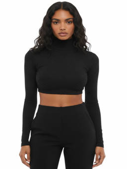 Ambush - Black Turtle Neck Top