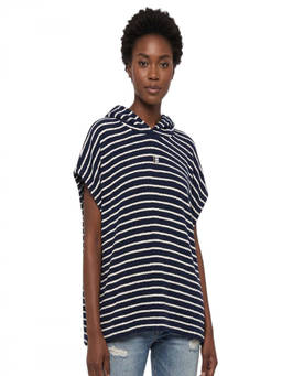 Givenchy - Blue Stripes Hood Sweatshirt (S)