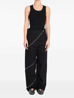ALAIA - Black Sleeveless Bodysuit