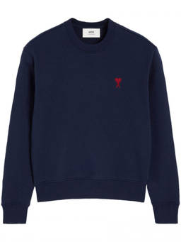 AMI Paris - Navy Blue Logo Sweatshirt
