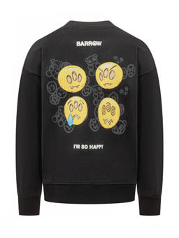 Barrow'S - Black Crew Neck Sweatshirt (S)
