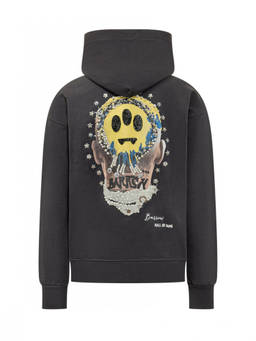 Barrow'S - Black Graphic Hood Sweatshirt