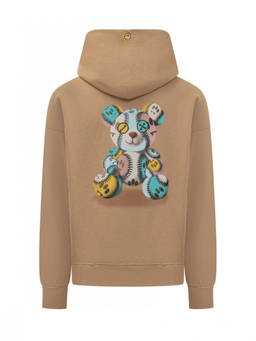 Barrow'S - Brown Logo Hood Sweatshirt