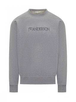 JW Anderson - Grey Crew Neck Sweatshirt (S)