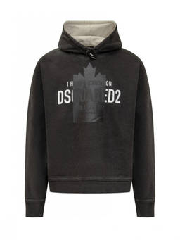 Dsquared2 - Black Logo Hood Hoodie