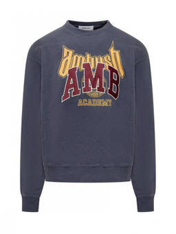 Ambush - Blue Logo Crew Neck Sweatshirt