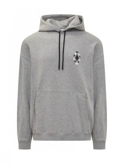 Marcelo Burlon - Grey Solid Hood Sweatshirt (S)