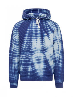 Marcelo Burlon - Blue Tie-Dye Hood Sweatshirt