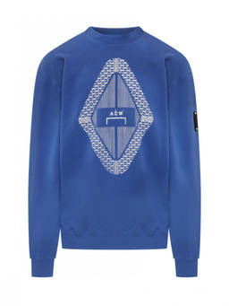 A-COLD-WALL - Blue Crew Neck Sweatshirt (XS)