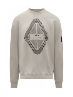 A-COLD-WALL - Grey Crew Neck Sweatshirt (XS)