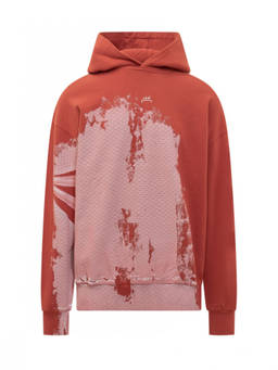 A-COLD-WALL - Red Printed Hood Sweatshirt