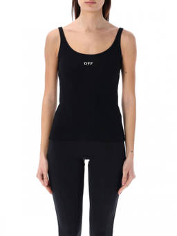 OFF-WHITE - Black Tank Top