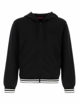 Gucci - Black Tech Jersey Sweatshirt (L)