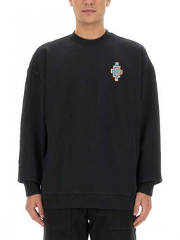 Marcelo Burlon - Black Crew Neck Sweatshirt (XL)