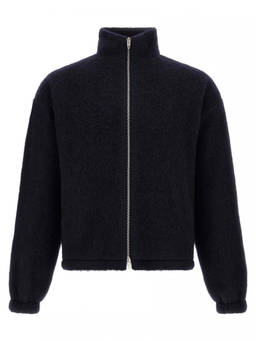 Jil Sander - Dark Navy Zip-Up Sweatshirt