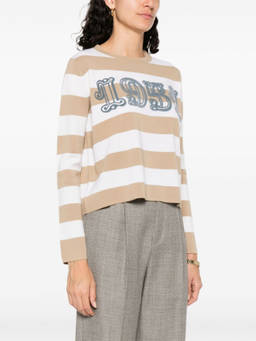 Max Mara - Beige Striped Sweater