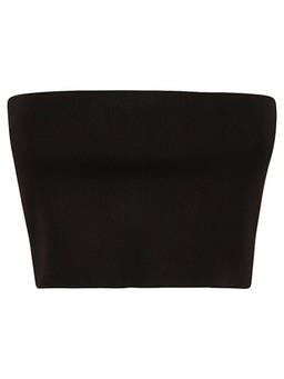 Liviana Conti - Brown Viscose Bandeau Top