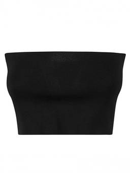 Liviana Conti - Black Viscose Bandeau Top