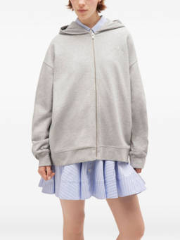 Ganni - Grey Zipped Hoodie (XXS/XS)