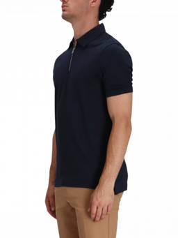 Boss - Blue Regular Fit Logo Polo T-Shirt (XL)