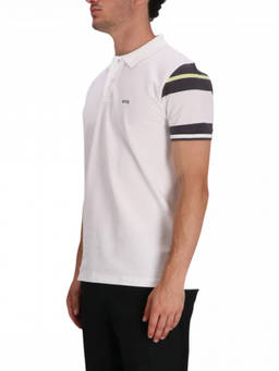Boss - White Regular Fit Logo Polo T-Shirt