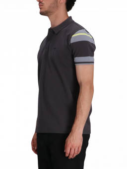 Boss - Grey Logo Polo T-Shirt