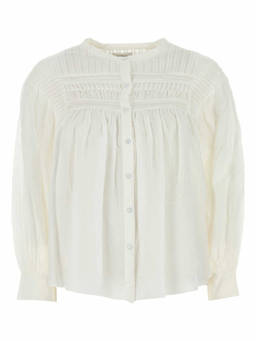 Isabel Marant - White Cotton Plalia Blouse (L)