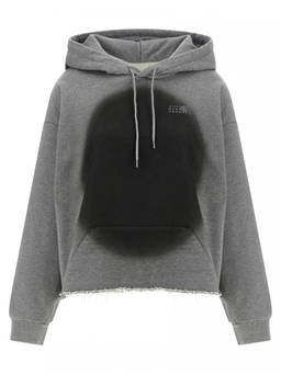 MM6 Maison Margiela - Grey Numeric Signature Mm6 Spray Hoodie