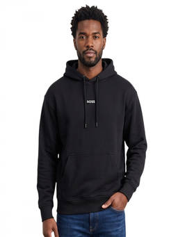 Boss - Black Solid Hoodie