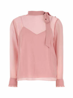 Gucci - Light Pink Crepe Blouse (M)