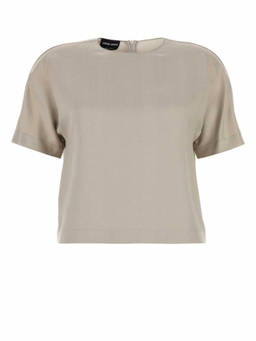 Giorgio Armani - Grey Satin T-Shirt (L)
