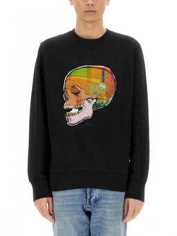 Ps By Paul Smith - Black Regular Graphic Sweatshirt