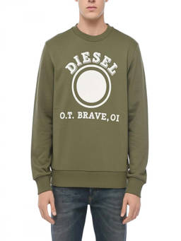 Diesel - Green Crew Neck Sweatshirt (XXS)