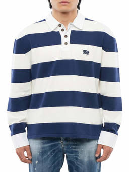 Dsquared2 - Blue Stripes Logo Polo T-Shirt