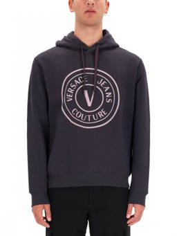 Versace Jeans Couture - Grey Regular Logo Hoodie
