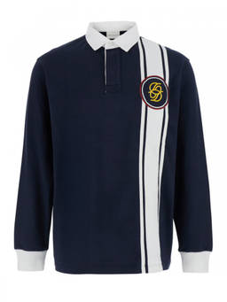 Drole De Monsieur - Navy Blue Logo Polo T-Shirt