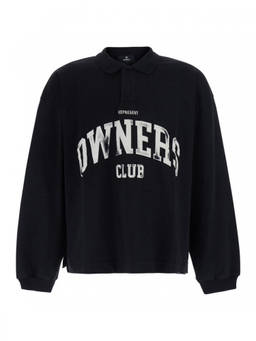 REPRESENT - Black Logo Polo Sweatshirt