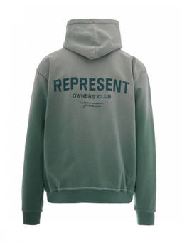 REPRESENT - Green Logo Oversized Hoodie