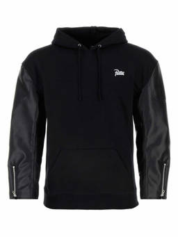Junya Watanabe - Black Embroidered Logo Hoodie