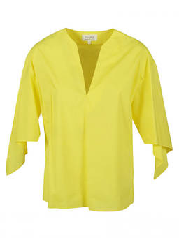 Psophia - Yellow V-Neck Top (XS)