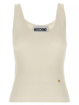 Moschino - White Knit Top