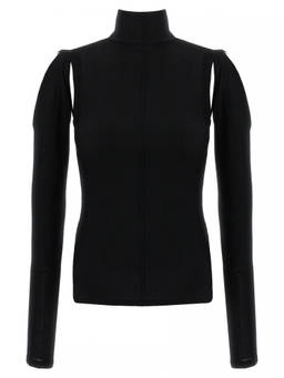 KHAITE - Black High neck Top (M)