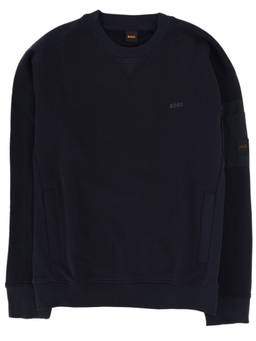 Boss - Navy Blue Crew Neck Sweatshirt (S)