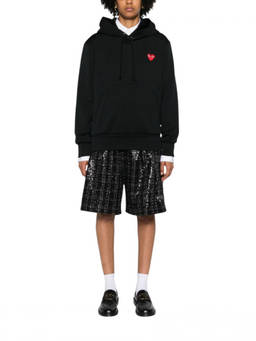 COMME des GARCONS - Black Logo Hood Sweatshirt