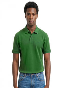 Boss - Green Shirt Collar Polo T-Shirts