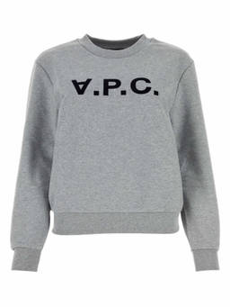 A.P.C. - Melange Grey Cotton Sweatshirt