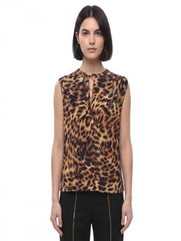 Stella McCartney - Brown Animal Print Top (XS)